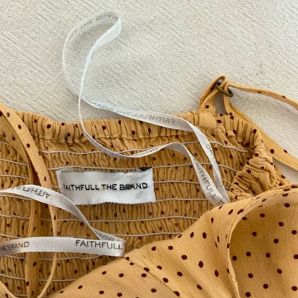 Faithfull the Brand summer polka dot dress. Size 2. Very feminine style. Boho - Picture 11 of 13